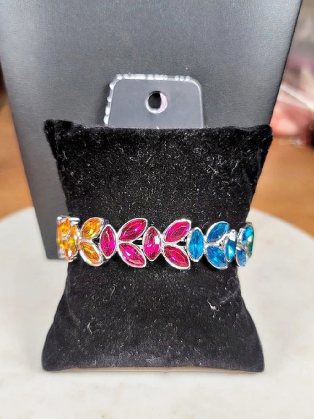 Paparazzi Gilded Gardens - Rainbow Multicolor Stretch Bracelet NWT